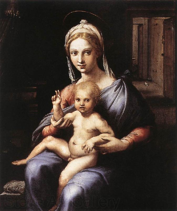 Jakob Alt Madonna and Child sgw Norge oil painting art